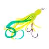 Pesca marítima luminosa UV cebo blando de pulpo cebo de calamar banda blanda de pulpo anzuelo de hierro BKK falda de cinta hot moon