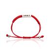 Pulsera Grabada de Acero Inoxidable con Cierre de Posicionamiento, Pulsera Trenzada de Hilo Rojo con Cierre de Posicionamiento, Pulsera Grabada