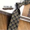 Corbata Floral Estilo Hong Kong Vintage para Hombre Ancha 8cm Marca de Moda Estampada Combinación Total Estilo Coreano Casual Caballero Ins