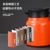 Tetera estofada de acero inoxidable 316 para el hogar, tetera antigua blanca para té seco, tetera con separación de té, tetera aislante, tetera de gran capacidad