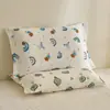 40*60 Algodón Puro Hilo de Doble Capa Funda de Almohada de Algodón Funda de Almohada para Niños 30X50 Guardería Protector de Núcleo de Almohada para Bebés
