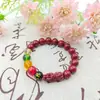Pulsera Estilo Diseño Pixiu de Cinabrio Venta al por Mayor Transmisión en Vivo Productos Calientes Artículos Promocionales de Transmisión en Vivo Regalos al por Mayor para Puestos de Atracciones Turísticas