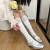 Nuevos Calcetines de Algodón Estilo Ballet Primavera y Verano Punto de Encaje Calcetines de Longitud Media Encaje de Hongo Chica Dulce Felpa Calcetines de Longitud Media
