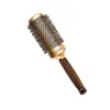 Peine de rodillo de cerámica, juego de peines de placa grande, juego de peinado con aire térmico, peine rizador cilíndrico, peine de rodillo, cerdas de tubo de aluminio