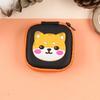 Mini monedero de silicona con dibujos animados, monedero de PVC, auriculares creativos, pequeño bolso cuadrado, bolsa portátil para auriculares, venta al por mayor