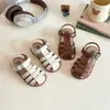 Zapatos para Niños 2025 Verano Nuevo Estilo Coreano Niños y Niñas Sandalias Casuales de Punta Cerrada Suela Blanda Zapatos de Playa para Exterior Zapatos de Moda Estilo Verano