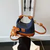 Diseño de Nicho Bolso de Dumpling de Moda para Mujer Otoño 2025 Nuevo Estilo Estampado de Leopardo Lujo Accesible Color de Contraste Bolso de Hombro Único Cruzado