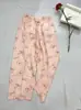 Fabricantes directos de pijamas de seda para mujeres de mediana edad y mayores, talla grande para madres, se pueden usar para salir, explosiones bien recibidas, casual