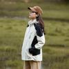 Chaqueta Cortavientos 2024 para Hombre y Mujer Chaqueta Tres en Uno Impermeable Desmontable Set de Dos Piezas Más Terciopelo Ropa de Trabajo Exterior
