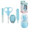Caixa de presente de tesourinha para bebê cortador de unhas infantil criativo conjunto de cuidados para bebê suprimentos materno-infantis atacado
