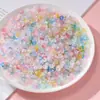 4.5*4.5mm Acrílico Pequeño Esmerilado con Chispas Doradas Muguete Pulsera Hecha a Mano DIY Estilo Antiguo Material para Accesorios de Soporte de Flores