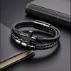 Amazon Nuevo Pulsera de Cuero Trenzado Pulsera de Cuero Trenzado Pulsera para Hombre Pulsera de Piel de Vaca Al por Mayor
