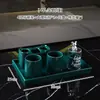 Juego de Tazas para Enjuague Bucal Combinación Taza para Lavar Portacepillos de Dientes Cerámica Portacepillos de Dientes Eléctricos Set Hogar Nórdico Lujo Ligero