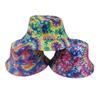 3D impresso pescador chapéu de bacia dupla face chapéu ao ar livre proteção solar chapéu de sol tie-dyed comércio exterior transfronteiriço venda quente chapéu de sol