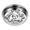 Tazón de Acero Inoxidable Tipo Ventosa Anti-Atragantamiento para Comida Lenta Transfronterizo Alimentador Grande para Mascotas Gato y Perro Suministros para Teddy