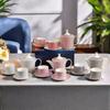 Taza de Café y Platillo de Porcelana Fina Royal Russian Star Tetera Juego de Té de la Tarde Lujo Accesible Exquisito Regalo para el Hogar