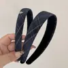 Diadema Estampada Estilo Universitario para Mujer, Versátil Accesorio para el Cabello Estilo Retro para Salir, Diadema Fina de Tela Prensada para el Cabello