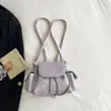 Bolsa Feminina Acolchoada de Corrente de Luxo 2026 Nova Versátil de Couro Encerado Oleoso para Axila Pode Ser Usada no Ombro Único, Transversal, Dupla Mochila
