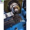 Máquina de fiação de tubos de aço de cabeça plana de 2,2 kW, máquina de selagem de tubos de metal de 40 polegadas, máquina de selagem de extremidades de tubos de ferro de cabeça redonda