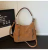 Bolsa Tote de Gran Capacidad para Mujer 2026 Nuevo Estilo Moda de Alta Gama Bolso de Hombro Retro Bolso Cruzado Versátil para el Trabajo Moderno