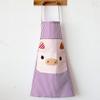 Delantal de dibujos animados creativo de cerdito Moda coreana Delantal de cocina antiadherente Delantal sin mangas para el cuello Venta al por mayor de fábrica