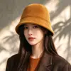2026 Nueva Moda Color Sólido Elegante Versátil Gorro de Punto de Chenilla para Exteriores Viajes Estilo Callejero Moda Sombrero para el Sol
