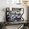 Estante de Livros Painel Perfurado Rack de Armazenamento Quarto Rack de Armazenamento para Computador Estante de Mesa Armazenamento de Lanches Sem Furos Mesa de E-Sports