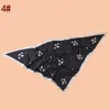 Novo Estilo Lenço Triangular de Sarja Feminino com Estampa de Bolinhas Redondas, Xale de Proteção Solar para Viagem, Fábrica Fornecedora no Atacado