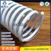 Tubo roscado de PVC transparente, manguera de plástico resistente a altas y bajas temperaturas, manguera de plástico de PVC reforzado resistente a torceduras y dobleces