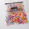 Liga de Goma Pequeña Coreana de Alta Elasticidad Banda para el Cabello Pequeña para Niñas Que No Daña la Cuerda para el Cabello Diadema Linda Anillo para Toalla Estuche de Cuero para Mujeres
