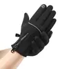 Guantes de Ciclismo de Invierno para Exteriores para Hombres, Guantes Deportivos a Prueba de Viento e Impermeables con Forro de Forro Polar, Guantes Cálidos con Pantalla Táctil para Uso Transfronterizo