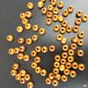 Cuentas de Madera de Durazno con Forma de Calabaza de 6MM Cuentas Sueltas Accesorios para DIY Cortinas con Cuentas de Cristal Cortinas para Puertas Accesorios para Pulseras Collares Ropa