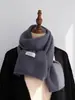 Bufanda de Punto de Color Sólido de Moda para Mujer, Nueva Versátil para Otoño e Invierno, Calentador de Cuello Pequeño para Pareja Estudiante, Personalizable