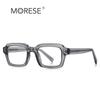 Armazón de gafas cuadrado estilo coreano 2195 unisex retro anti luz azul espejo plano simple TR armazón de gafas de alta calidad