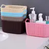 Sala de estar Baño Cocina Artículos Varios Cesta Portátil Tejida de Ratán Mini Cesta de Almacenamiento de Imitación Ratán Caja de Snacks Cesta de Almacenamiento de Plástico