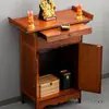 Mesa de Altar para Uso Doméstico, Santuário Budista, Mesa de Oferendas, Armário Budista, Santuário Estilo Chinês, Armário de Santuário, Mesa de Oferendas, Mesa de Incenso