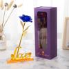 Caixa de Presente Janela Flip Folha de Ouro Rosa Dia das Mães Dia dos Namorados Presente Criativo Flor Artificial Comércio Exterior Atacado Pequeno Presente