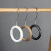 Tienda de Ropa Resina Perchero para Bufandas Anillo para Bufanda Estante de Almacenamiento para Bufandas de Seda Madera de Haya Accesorios de Exhibición Lujo Accesible Colgador de Bolsos Multifuncional