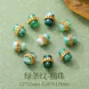 Ágata Rosa Pêssego Cristal Contas Soltas Pequeno Pingente Pulseira de Jade Pulseira DIY Acessórios Pequeno Pingente