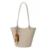 Nuevo Bolso Cubo de Gran Capacidad para el Trabajo de Otoño para Mujer 2026 Moda Tendencia Casual Bolso de Hombro con Estilo Elegante