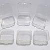 5.5 Caja Rectangular Caja de Plástico Aretes Accesorios para Nail Art Cuentas de Arroz Medicina Ferretería Organización de Piezas Pequeñas Caja de Almacenamiento Transparente