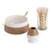 Juego de Té Estilo Japonés Retro Dinastía Song Juego de Té Tazón para Matcha Baibenli Accesorios para Ceremonia del Té para el Hogar Herramientas de Té de Cerámica