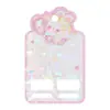 Clip para el Cabello Pequeño Iridiscente Láser Juego de Pasadores Bb Tarjeta Rosa Conejito Lindo Accesorios para el Cabello de Niños Tarjeta de Respaldo para Empaque