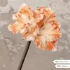 Flores Artificiais Pu Clivia Série de Cores de Outono Decoração Floral Display Adereços de Fotografia Vitrine Arranjo Floral Artístico Maillard
