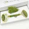 Suministro Directo de Fábrica Contenedor de Belleza de Jade Masajeador de Rodillo de Jade Xiu Tabla de Raspado Facial de Rodillo de Jade Set de Caja de Regalo