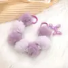 Otoño e Invierno Rebaja Caliente Nuevo de Moda Pompones de Piel de Conejo Llavero de Bolso con Cuentas Correa para Teléfono para Mujer