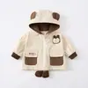 Chaqueta impermeable y cortavientos modelo 2026, abrigo de una capa para bebé de primavera y otoño, color caqui, chaqueta de otoño con capucha para niños