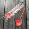 Cuchara de Postre de Plástico Creativa Corazón Pala para Pastel Desechable Plástico Empaquetado Individualmente Colorido Cuchara Engrosada Linda