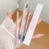 El Nuevo Lápiz de Cejas Doble Ultra Fino Delinea Naturalmente las Cejas Salvajes y No Se Desvanece ni Se Elimina Fácilmente el Maquillaje. Cosméticos Asequibles para Principiantes