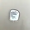 Imanes de Nevera Acrílicos con Citas Simples y Creativas Cuidadosamente Seleccionadas, Adornos Magnéticos Suaves para Nevera Estilo Ins, Regalos
